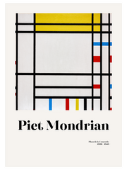Mondrian Place De La Concorde Poster - Giclée Baskı