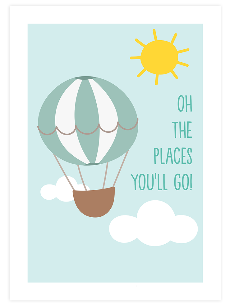 Places You'll Go - Art Print