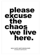 We Live Here Kişiye Özel - Art Print