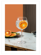 Portakallı Kokteyl - Art Print