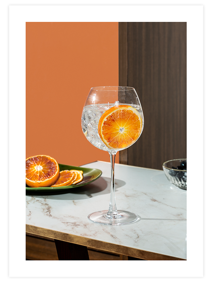Portakallı Kokteyl - Art Print