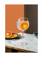 Portakallı Kokteyl - Fine Art Poster