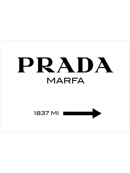Prada - Fine Art Poster