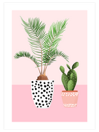 Puantiyeli Vazo N2 - Art Print