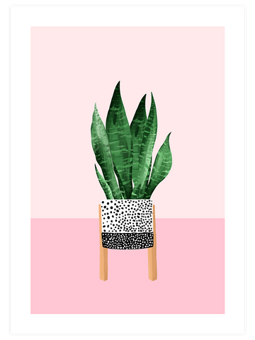 Puantiyeli Vazo N3 - Art Print