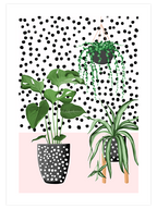 Puantiyeli Vazo N4 - Art Print