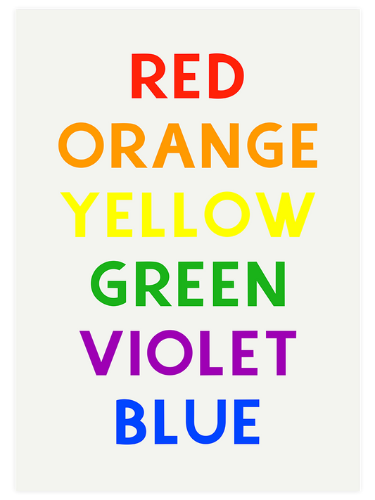 Renkler Poster - Giclée Baskı
