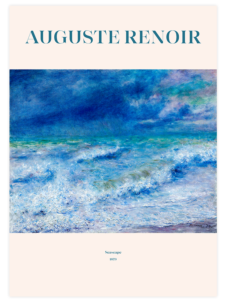 Renoir Seascape - Art Print Ürün ana görseli