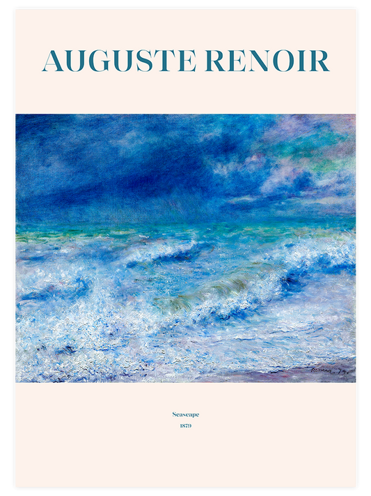 Renoir Seascape - Fine Art Poster