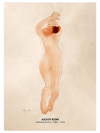 Rodin Caresse-Moi Donc Cheri - Art Print
