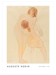 Rodin Two Figures - Fine Art Poster