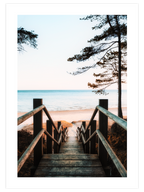 Sahile Doğru - Art Print