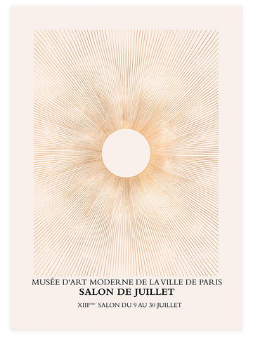 Salon De Juillet Afiş - Art Print