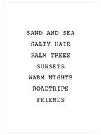 Sand And Sea - Art Print