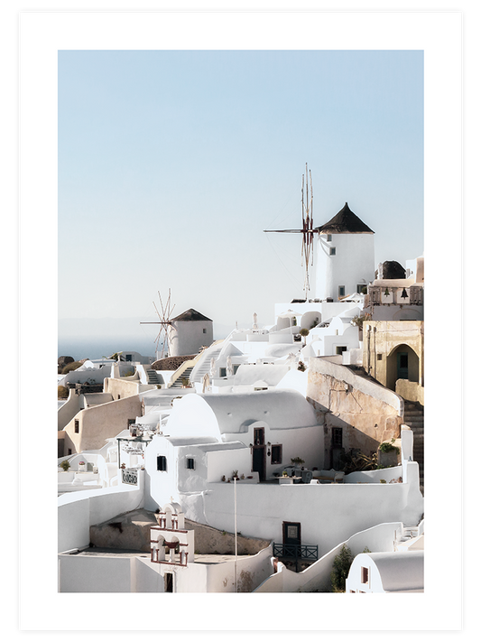 Santorini N2 Poster - Giclée Baskı