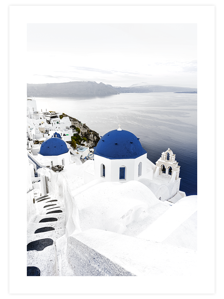 Santorini N3 - Art Print Fotoğraflar Poster