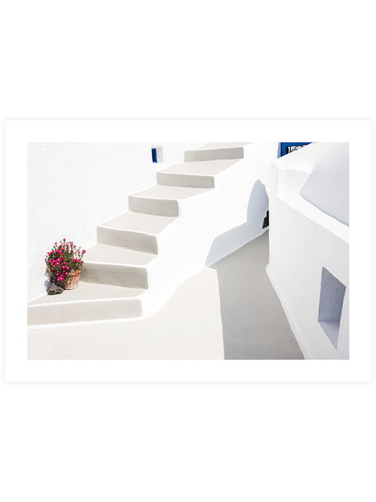 Santorini Poster - Giclée Baskı