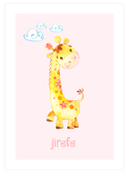 Sarı Zürafa - Art Print