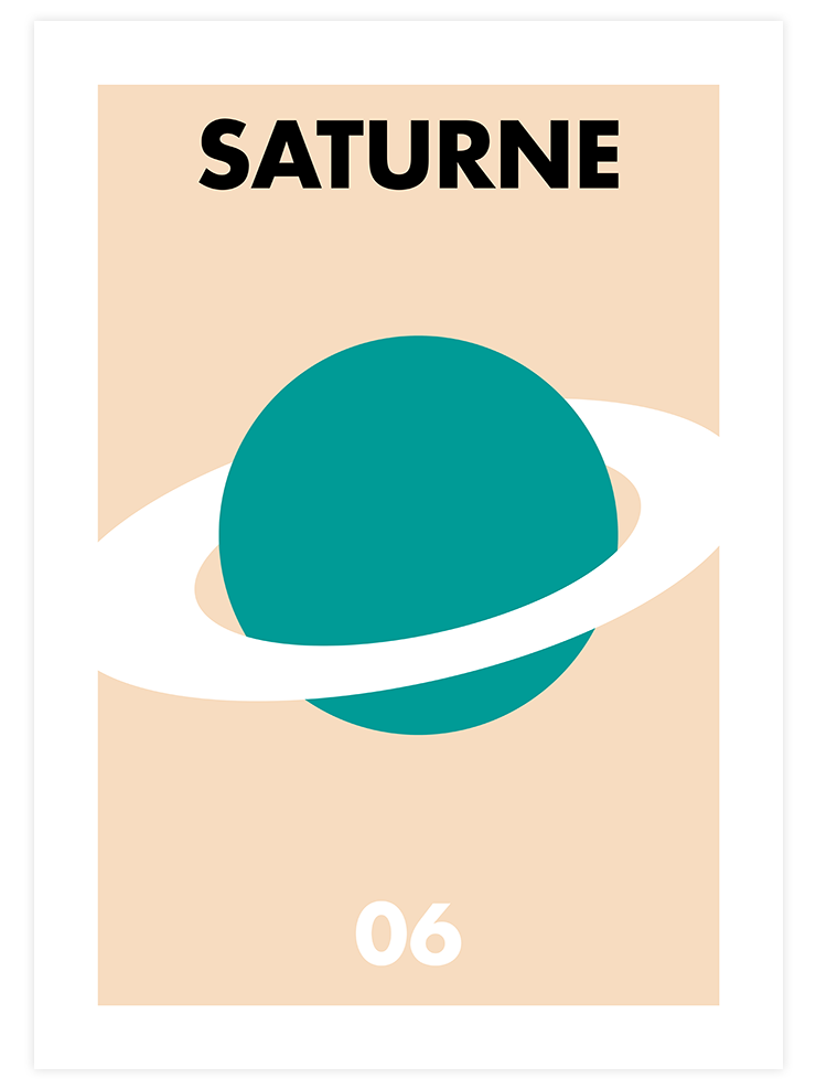 Saturne 06 - Art Print Ürün ana görseli