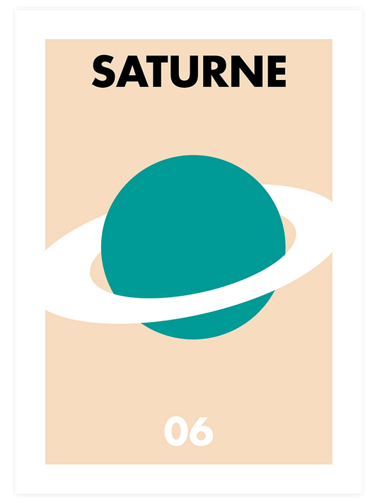 Saturne 06 - Art Print