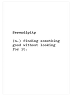 Serendipity - Art Print