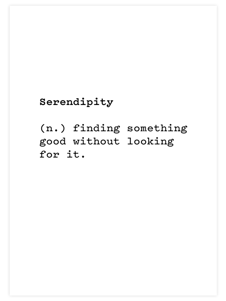 Serendipity - Art Print  Poster