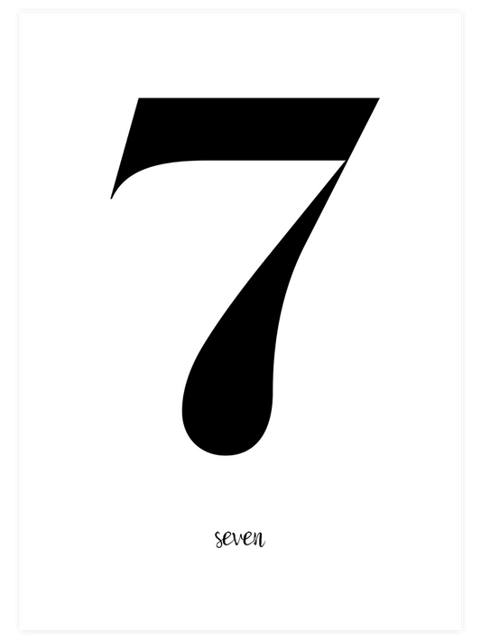 Seven Poster - Giclée Baskı