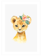 Sevimli Aslan - Art Print