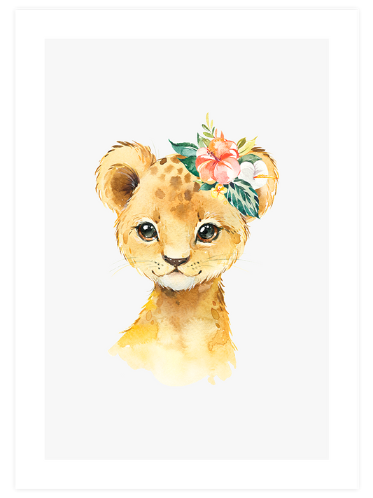 Sevimli Aslan - Art Print