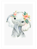 Sevimli Fil - Art Print