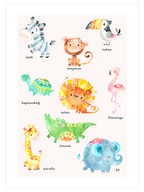 Sevimli Hayvanlar - Art Print