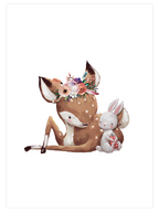 Şirin Bambi - Art Print