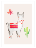 Şirin Lama N3 - Art Print