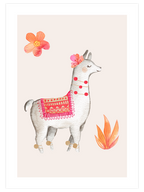 Şirin Lama N2 - Art Print