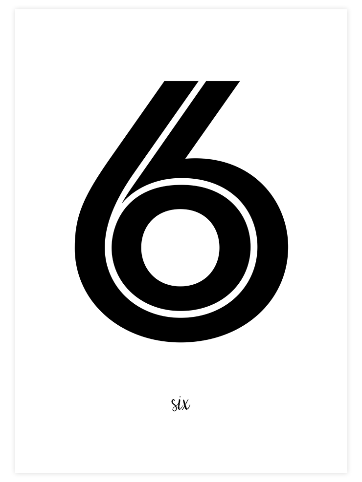 Six - Art Print