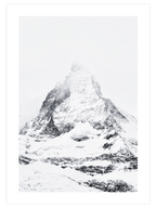 Snowy Mountain - Art Print