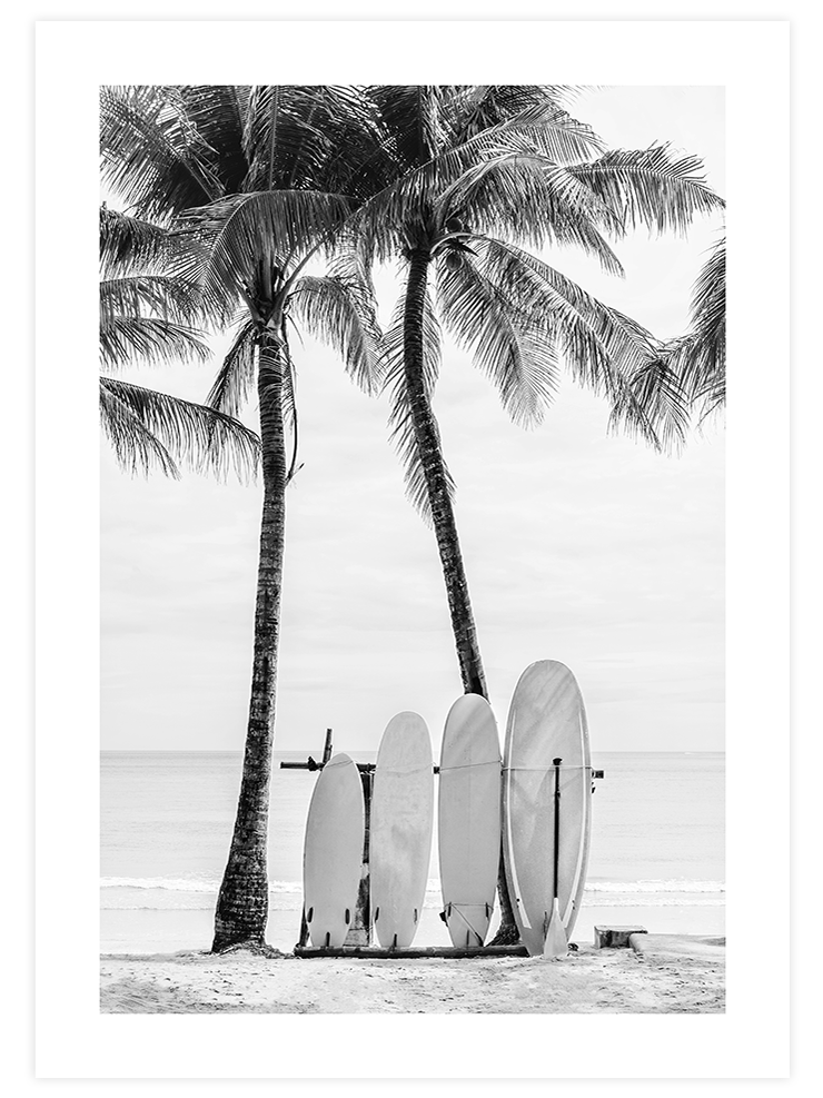 Sörf Tahtaları N2 - Art Print