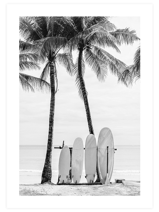 Sörf Tahtaları N2 Poster - Giclée Baskı