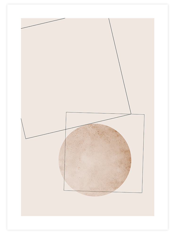 Squares - Art Print Sanatsal Poster