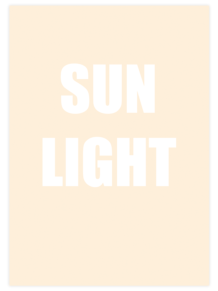 Sun Light - Art Print Mutfak Poster