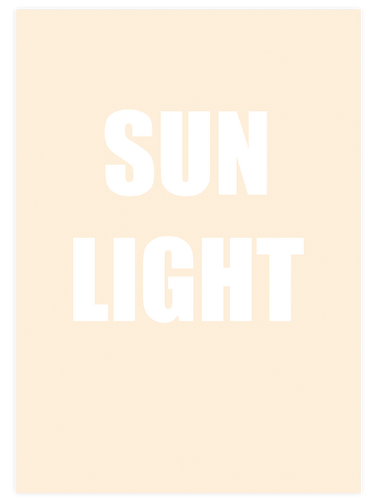Sun Light Poster - Giclée Baskı