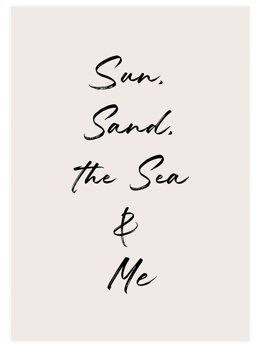 Sun Sea - Fine Art Poster