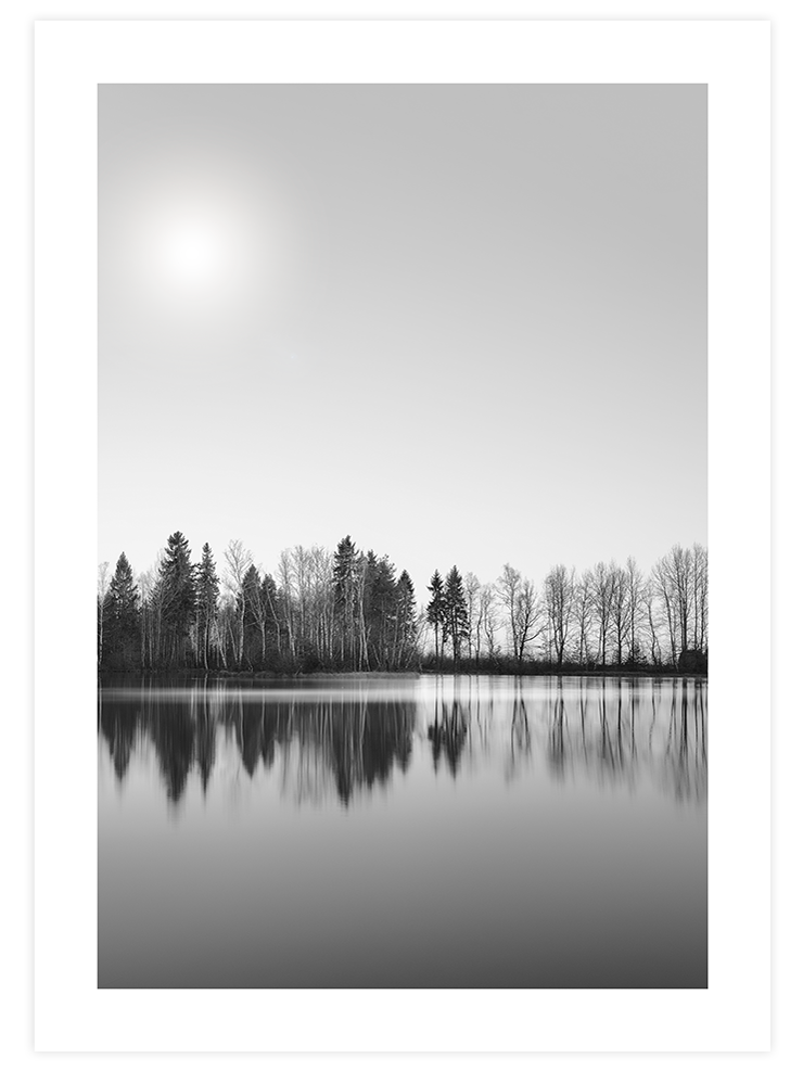 Suya Yansıyan - Art Print