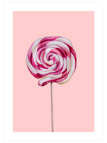 Sweet Like A Lollipop - Art Print