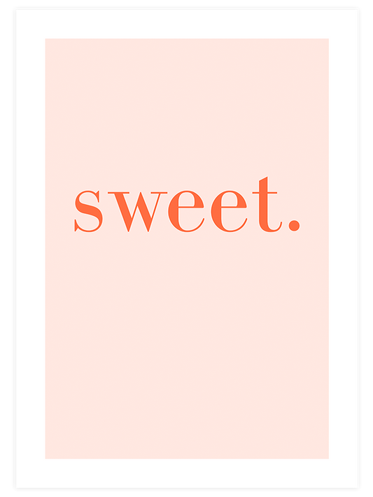Sweet Poster - Giclée Baskı