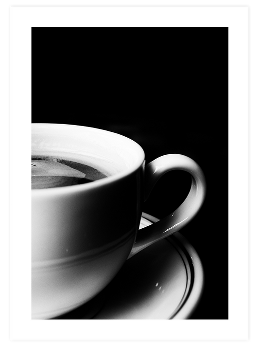 Tasse de Café Poster - Giclée Baskı