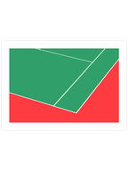 Teni̇s Kortu - Art Print