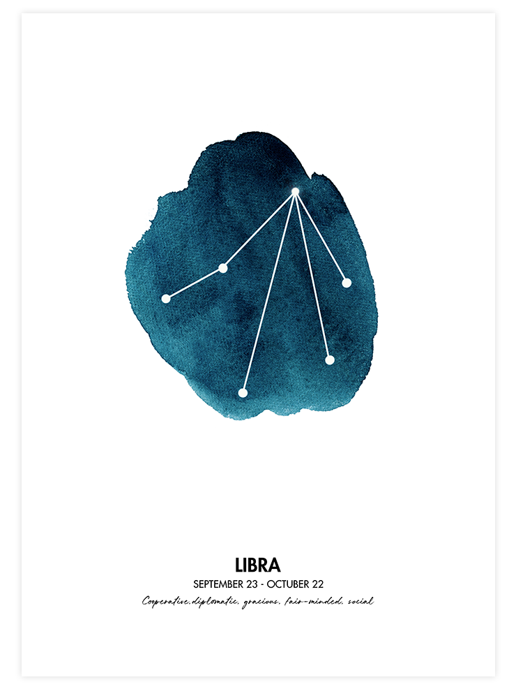 Terazi Burcu - Art Print