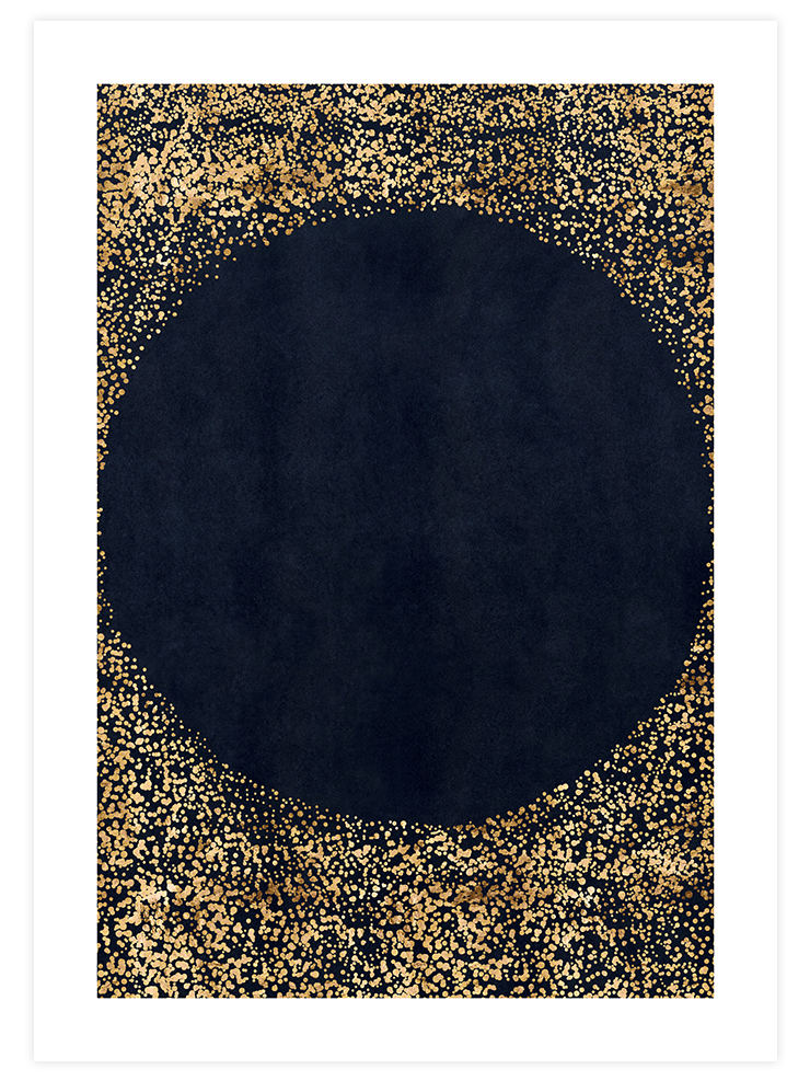 The Moon Shining - Art Print Sanatsal Poster