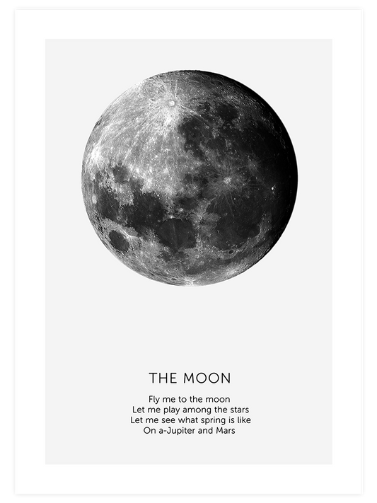The Moon Poster - Giclée Baskı